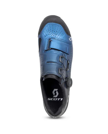 Chaussures VTT Unisexe MTB TEAM BOA® Noir/Bleu