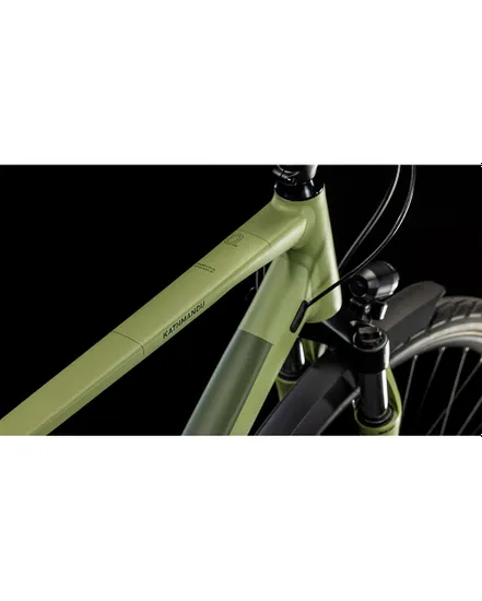 Vélo trekking Homme KATHMANDU ONE Vert/Noir