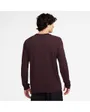 T-shirt manches longues Homme M NK DF TEE LS TRAIL Bordeaux