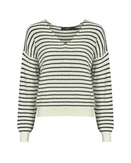 Pull Femme Rayures Lurex Vero Moda