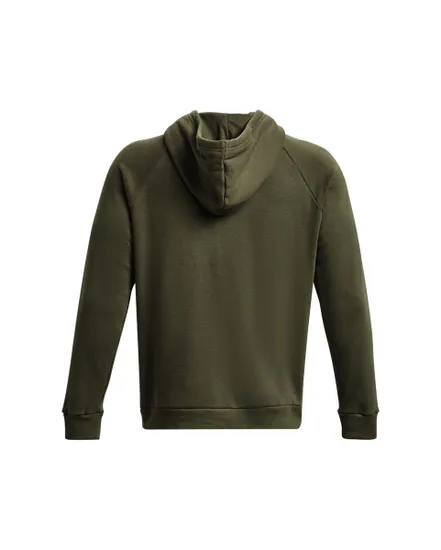 Sweat à capuche Homme UA RIVAL FLEECE LOGO HD Vert