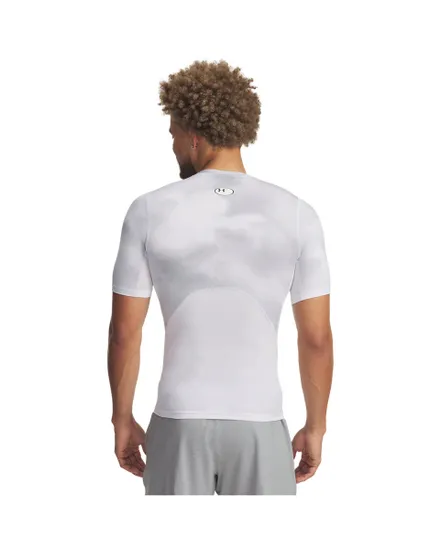 T-shirt Homme UA HG ARMOUR PRINTED SS Blanc