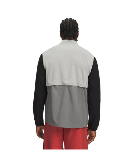 Veste à capuche Homme UA VELOCITI TRACK JACKET Gris