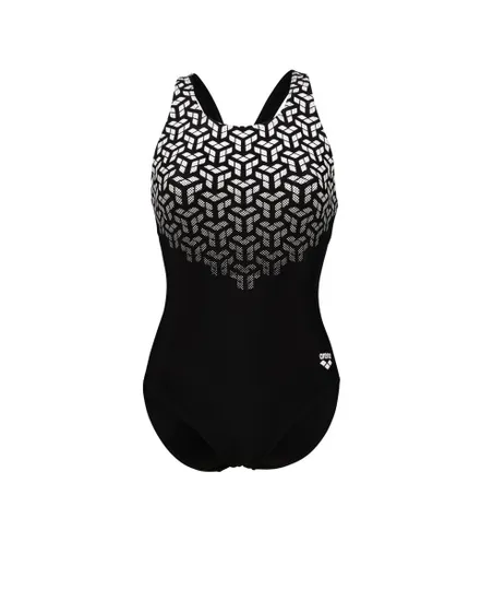 Maillot de bain Femme WOMEN S ARENA KIKKO V SWIMSUIT V BACK GRAPHIC Noir