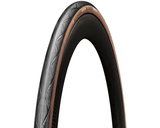 Pneu de route BLACKBIRD ALL SEASON 700x28c TUBETYPE FOLDING Noir/Beige