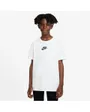 T-shirt manches courtes Enfant U NSW TEE PREM ESSNTLS Blanc