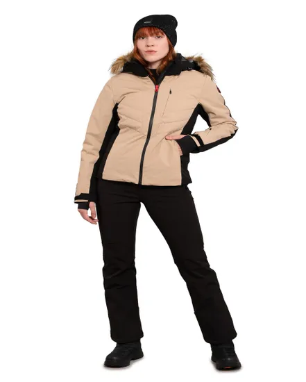 Veste de ski Femme ELEELE Beige