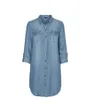 Robe Femme VMSIGGA LS Short Dress Lt Bl Ga Noo