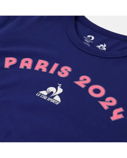 TEE-SHIRT GRAPHIQUE HOMME PARIS 2024 Bleu