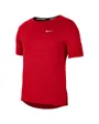 T-Shirt de running Homme M NK DF MILER TOP SS Rouge