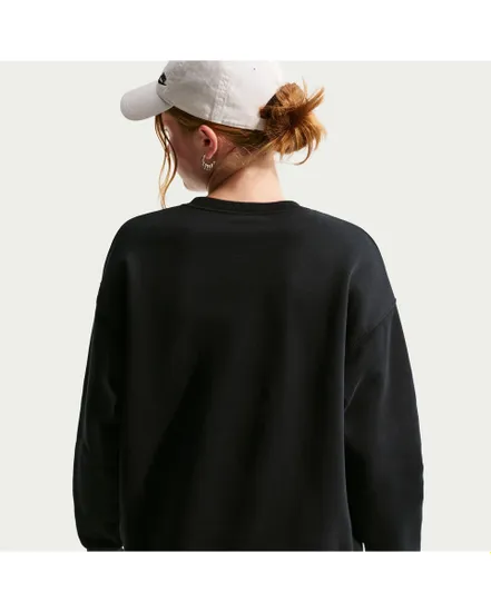 Sweat Enfant G NSW STDIO FLC OVRSZD CRW AOP Noir