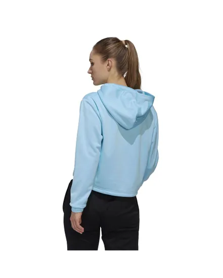 Sweatshirt à capuche manches longues Femme W GG HD SWT Bleu