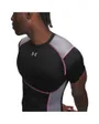 T-shirt Homme UA HG ELITE COMP SS Noir