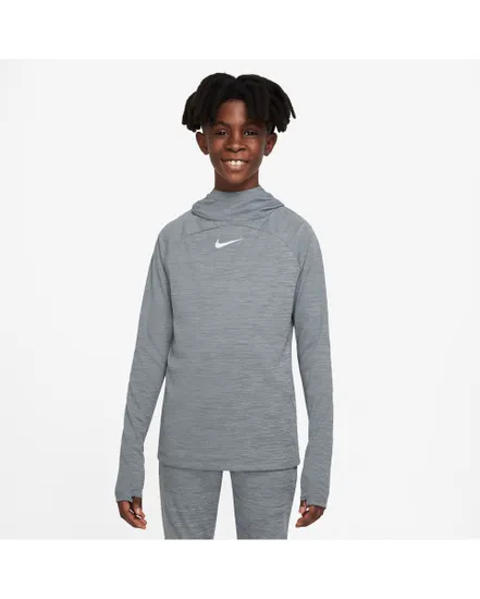 Sweat a capuche manches longues Enfant K NK DF ACD HDIE PO FP HT Gris