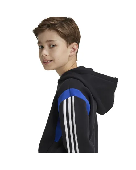 Sweat à capuche Enfant B HD CB Noir