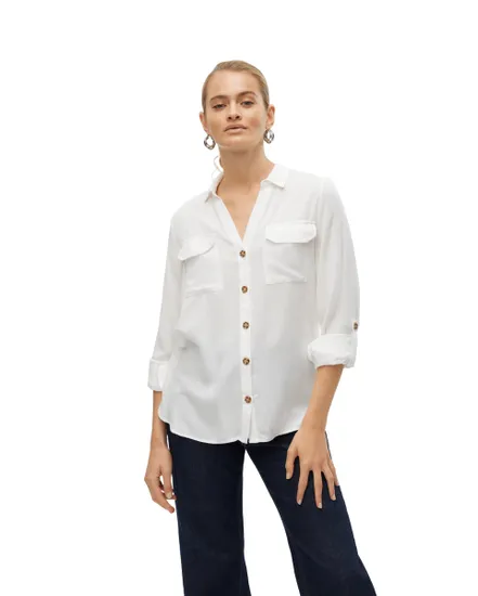 Chemise Femme VMBUMPY Manches Longues Tissé Noos