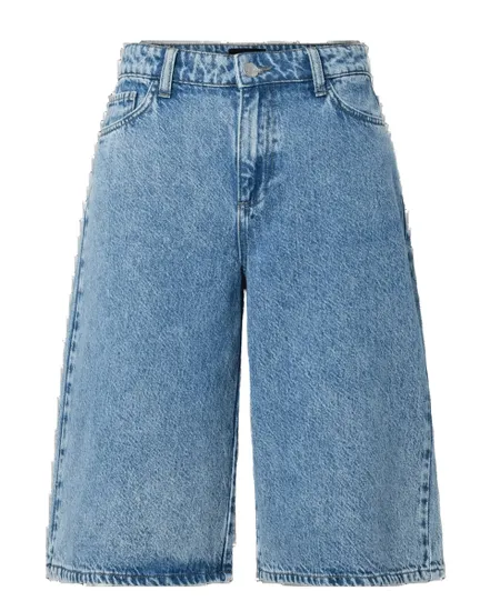 Short Jean Femme Skater Denim Mi-Haute