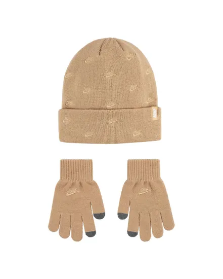 Coffret enfant Enfant plus âgé NAN FUTURA TOSS PEAK BEANIE SE Beige