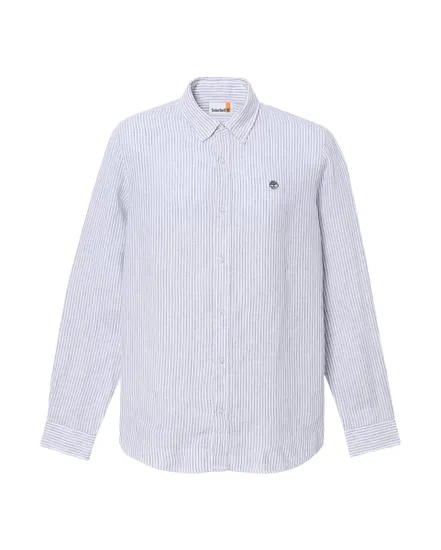 Chemise Homme Mill Brook Regular Fit Linen Striped Shirt