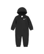 Combinaison Bébé NKN ESSENTIALS HOODED COVERALL Noir