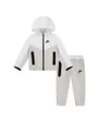 Survêtement Bébé NKN TECH FLEECE HOODED FULL ZI Beige