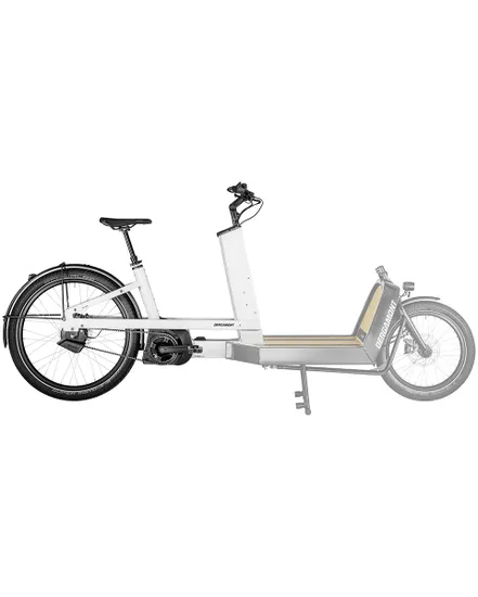 Vélo électrique cargo Unisexe E-CARGOVILLE LJ ELITE Blanc