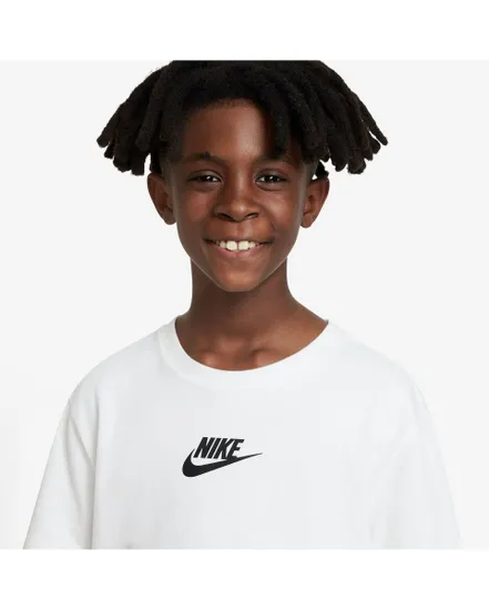 T-shirt manches courtes Enfant U NSW TEE PREM ESSNTLS Blanc