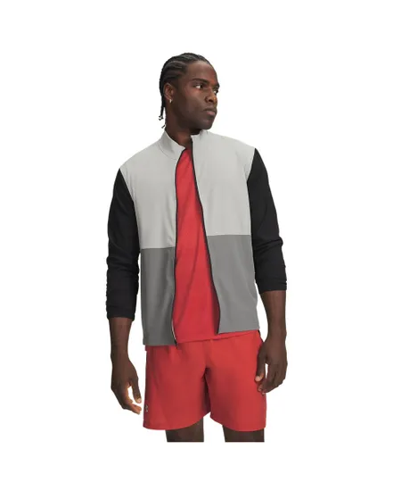 Veste à capuche Homme UA VELOCITI TRACK JACKET Gris