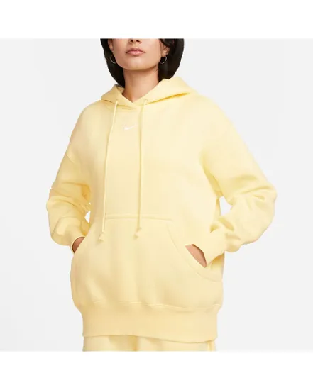 Sweat à capuche Femme W NSW PHNX FLC OS PO HOODIE Jaune