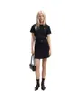 T-shirt col rond Femme DAMACIA 6 Noir