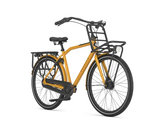 Vélo urbain Homme HEAVYDUTYNL 7V Jaune Curcuma