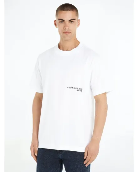 T-shirt Homme CK SPRAY TEE Blanc