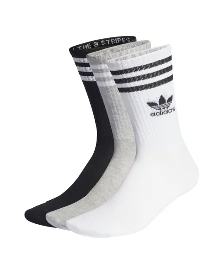 3 Paires de chaussettes Unisexe CREW SOCK  3STR Multicolore