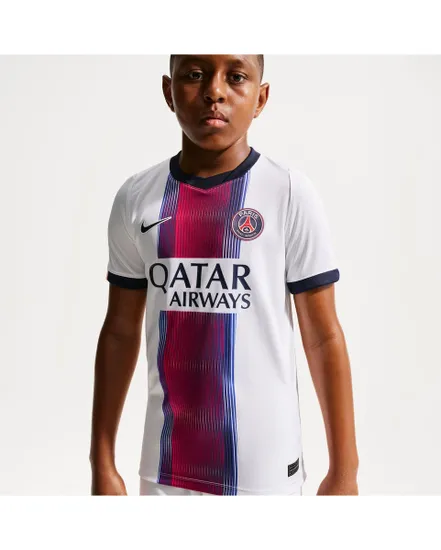 Maillot de football Enfant PSG Extérieur 2026/2027 Stadium Blanc