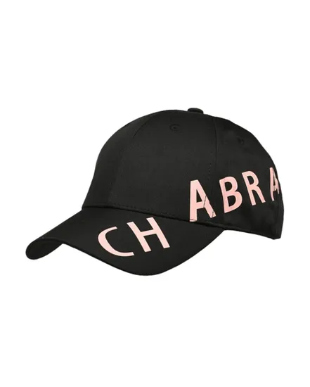 Casquette Homme Chabrand Noir Logo Rose