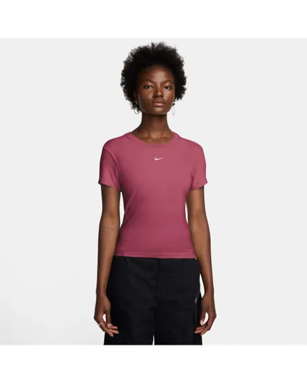 T-shirt Femme W NSW NK CHLL KNT MD CRP Rose