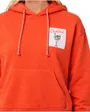 Sweat à Capuche Femme PCCHILLI LS Washed Patch