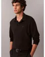 Polo manches longues Homme LS SUPIMA COTTON SOLID POLO Noir