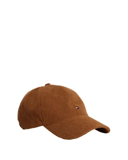 Casquette Homme TH FLAG 6 PANEL CORD Cognac