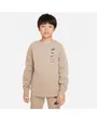 Sweat Enfant B NSW SI FLC CREW  BB Beige