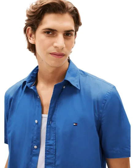 Chemise Homme Flex Poplin Solid S/S Shirt