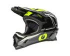 Casque intégral Unisexe SONUS SPLIT Noir/Jaune Néon