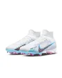 Crampons de football Homme ZOOM SUPERFLY 9 PRO FG Blanc