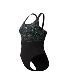 Maillot de bain Femme ECO+ H-BOOM PLACEM MUSCLEB BLA/GRN Noir