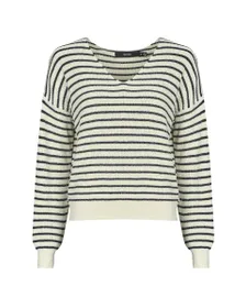 Pull Femme Rayures Lurex Vero Moda