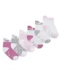 Lot de 6 paires de chaussettes Bébé NHN NIKE PULL TAB 6PK QUARTER Rose