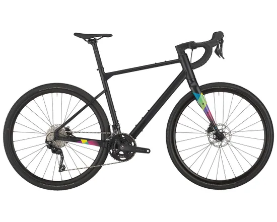 Vélo Gravel Unisexe GRANDURANCE 6 Noir Mat