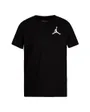 Tee-shirt MC Garçon JDB JUMPMAN AIR EMB Noir