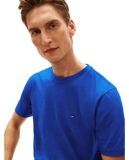 T-shirt col rond Homme ESS SEASONAL REG FIT SOLID TEE Bleu Marine/Écru