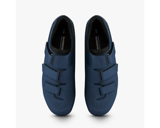 Chaussures Cyclisme Shimano RC1 (SH-RC100W) Femme, Bleu Marine, Pointure EU 39 / US 7, Avec Crampons, Neuves.